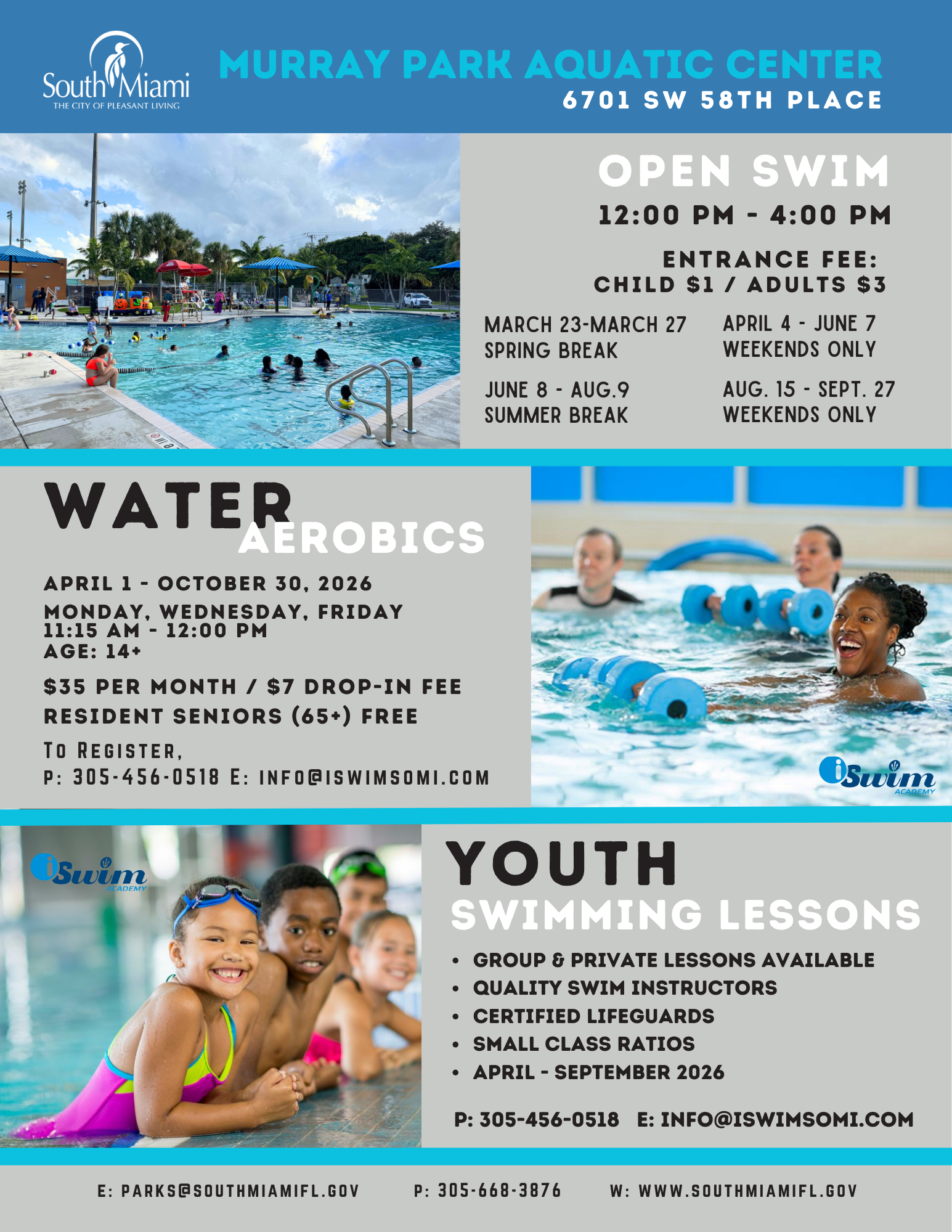 Murray Park Aquatics FY 26